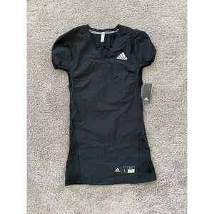 Adidas Football Jersey‎ Mens Small Practice WVN A1 Stock J Black Athletic Sports